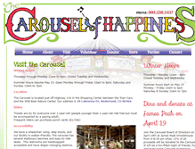 Tablet Screenshot of carouselofhappiness.org
